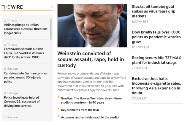 Reuters Homepage